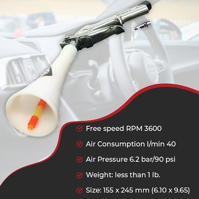 HI-TECH Vortex II Air Cleaning Gun – Pro Auto Detailing Tool - Image 4