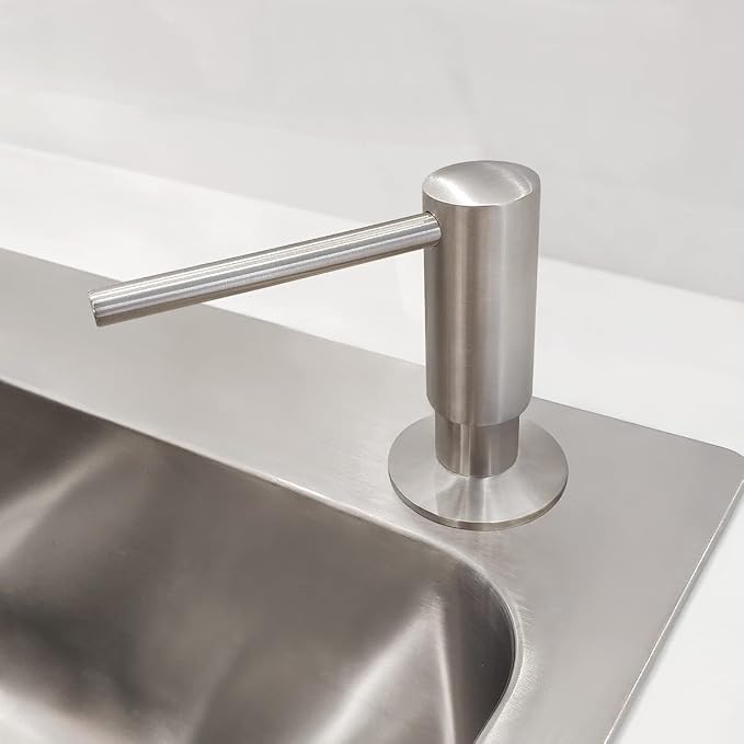 Brushed Nickel Built in Soap Dispenser - Image 4