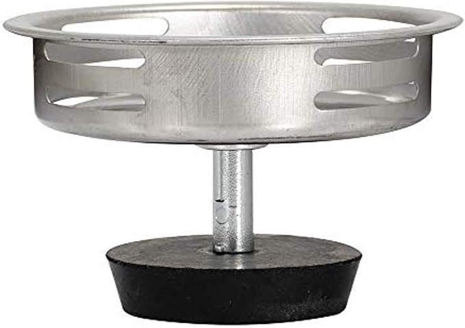 EZ-FLO Rubber Flat Bottom Replacement Basket, 3-1/2 Inch Diameter, Stainless by EZ-FLO