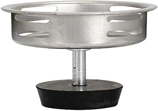 EZ-FLO Rubber Flat Bottom Replacement Basket, 3-1/2 Inch Diameter, Stainless by EZ-FLO