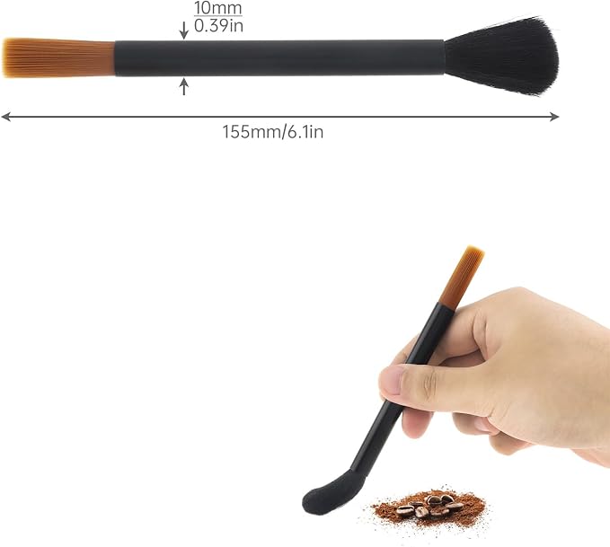 Coffee Machine Cleaning Brushes 2PC, Dusting Bar Espresso Machine Grinder - Image 5