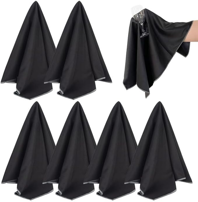 SINLAND Microfiber Glass Polishing Cloths Large Size Thick Lintless Drying by SINLAND