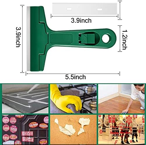 2pack 5.5 inches Industry Glass Scraper Scraping Hand Tool, T Shape Razor Blade - Image 3