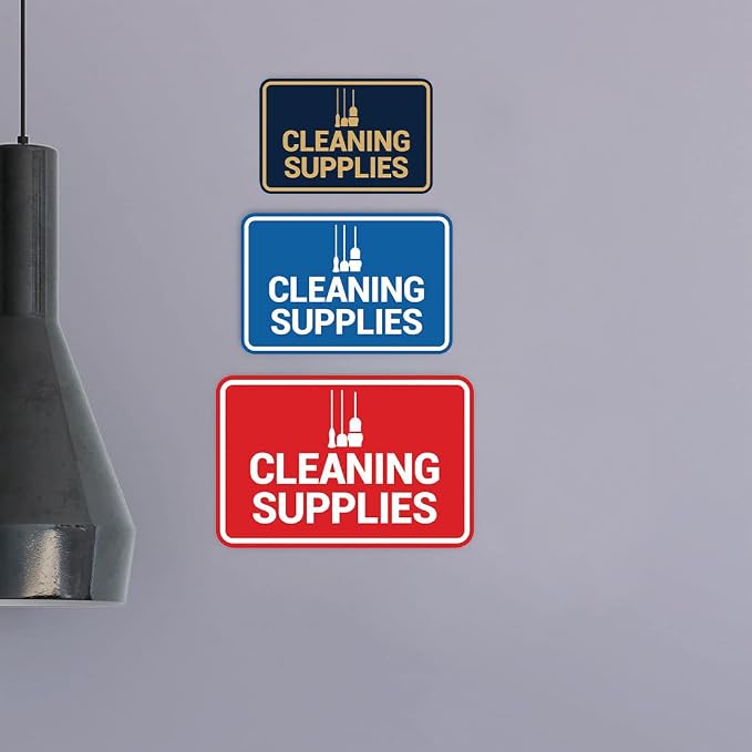 Signs ByLITA Classic Framed Cleaning Supplies Sign - Image 2