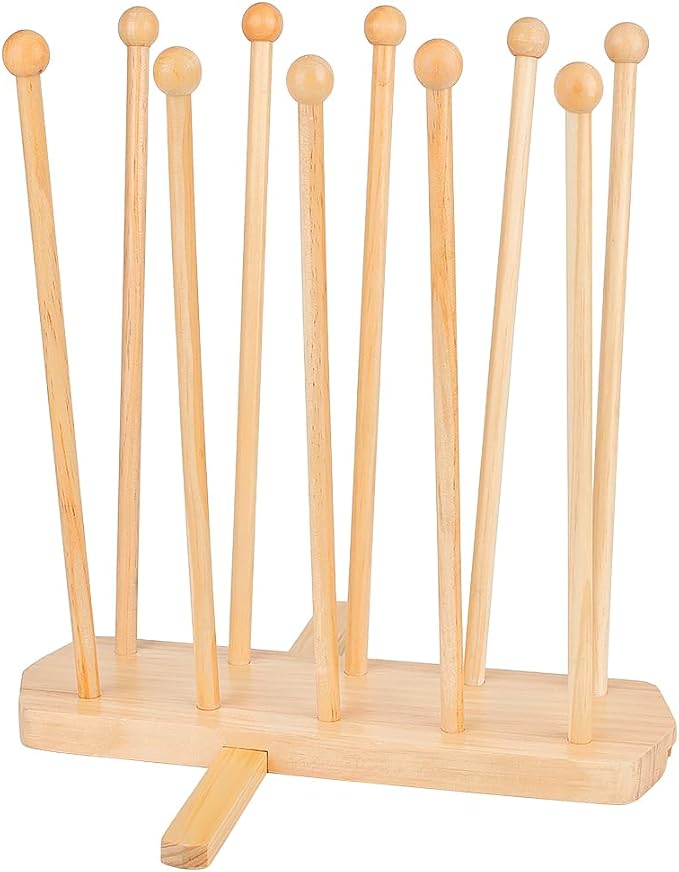 BENECREAT Plastic Bag Drying Rack, Reusable Bag Cup Drainer Holder by BENECREAT