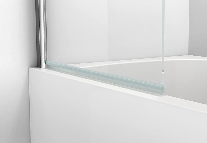 Sunrosa Pivot Tub Door 34"×58", Folding Bathtub Shower Door - Image 4