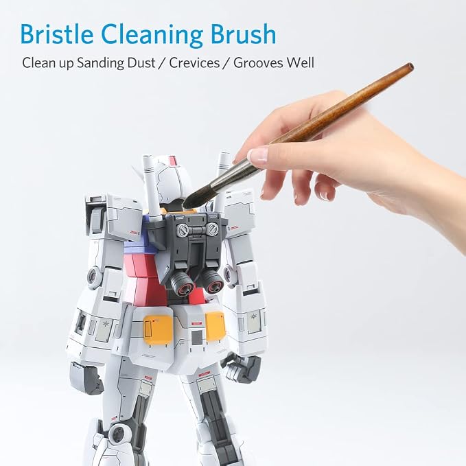 3PCS Model Cleaning Brush Kit Soft Figure Duster Brush, Professional Model - Image 3