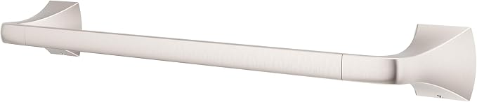 Pfister Bruxie Bath Towel Bar for Bathroom, Wall-Mounted, Spot Defense Brushed by Pfister