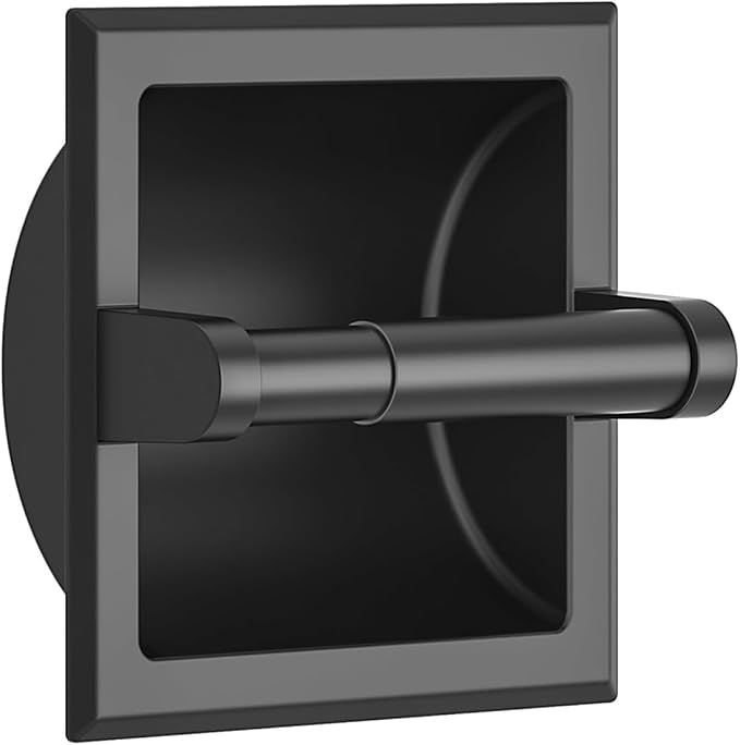 FORIOUS Recessed Toilet Paper Holder, Stainless Steel Durable Tissue Roll by FORIOUS
