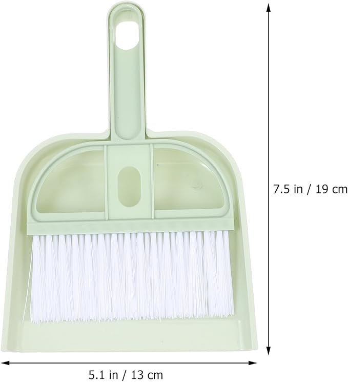 Mini Broom and Dustpan Set Compact Desktop Cleaning Tools - Image 2