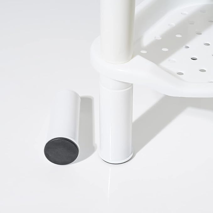 3 Tier Shower Caddy Organizer Shelf Corner, 13.5 x 10 x 26 Inches, Plastic - Image 5