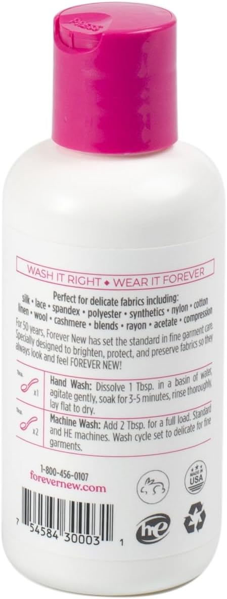 Forever New 4oz Liquid Unscented Fabric Care Wash - Image 2