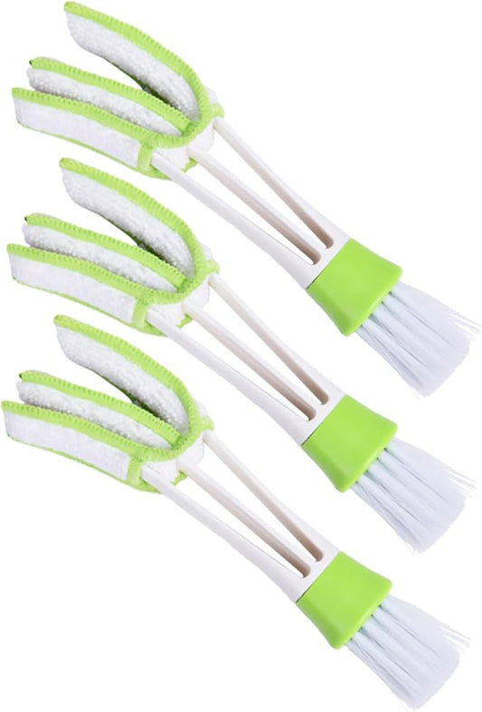 VALICLUD 3pcs Double Ended Car Air Vent Cleaning Brush Mini Duster by VALICLUD