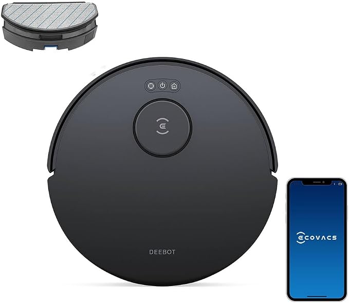 ECOVACS DEEBOT N20 Robot Vacuum Cleaner and Mop, 8000Pa Strong Suction by ECOVACS