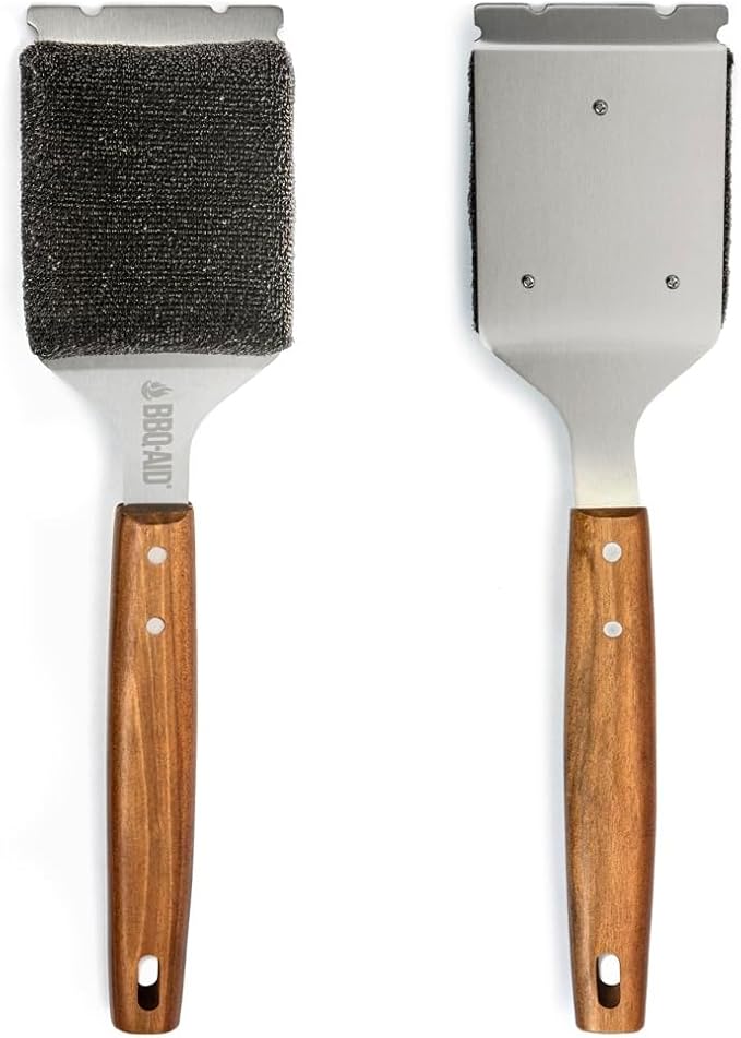 BBQ-AID Bristle Free Grill Brush and Scraper - Image 2