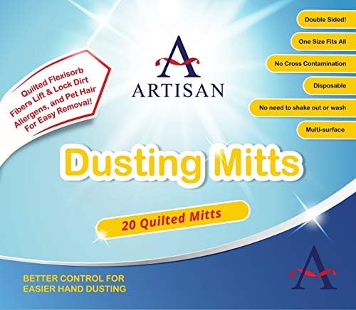 Artisan DUSTING MITT Replaces Microfiber Dusting Cloths, Dust Wipes, Feather - Image 5