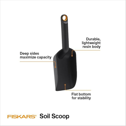 Fiskars Soil Scoop, Indoor Potting & Transplanting Tool - Image 2
