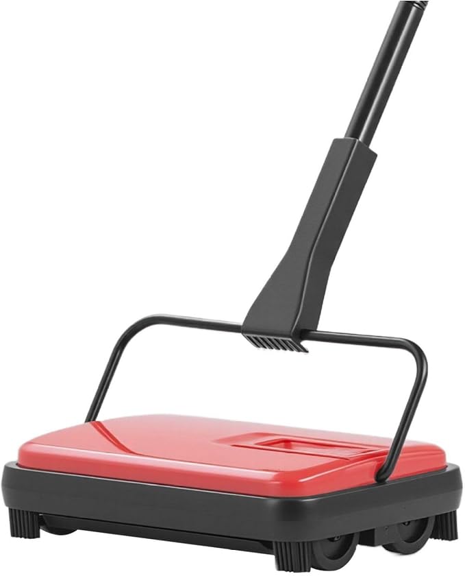 Carpet Sweeper, 6.7 in Sweeping Paths, Floor Sweeper Manual Non Electric by Unknown