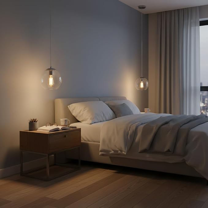 Globe Pendant Light, Modern Hanging Lighting Fixture, Classic Cluster Chandelier - Image 9