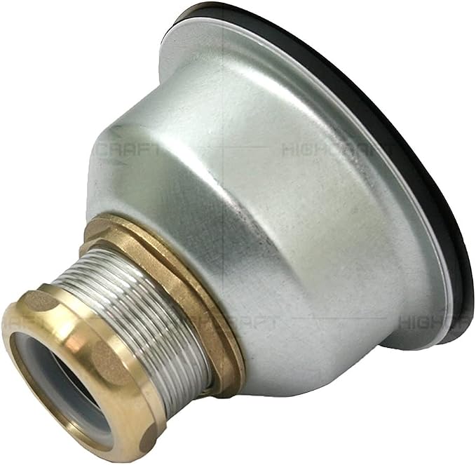 Highcraft 9754 Kitchen Sink Stainless Steel Drain Assembly - Image 8