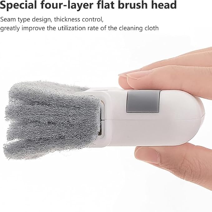 Window Track Cleaning Brush 3-in-1, Window Sill & Sliding Door Track Cleaner - Image 8