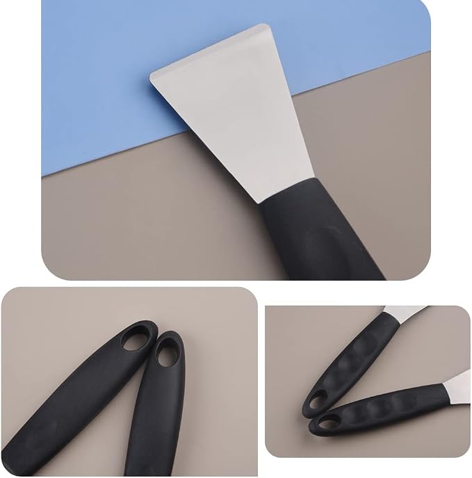 Stainless Steel metal Scraper, stove top Oven Scraper Tool non scratch - Image 7
