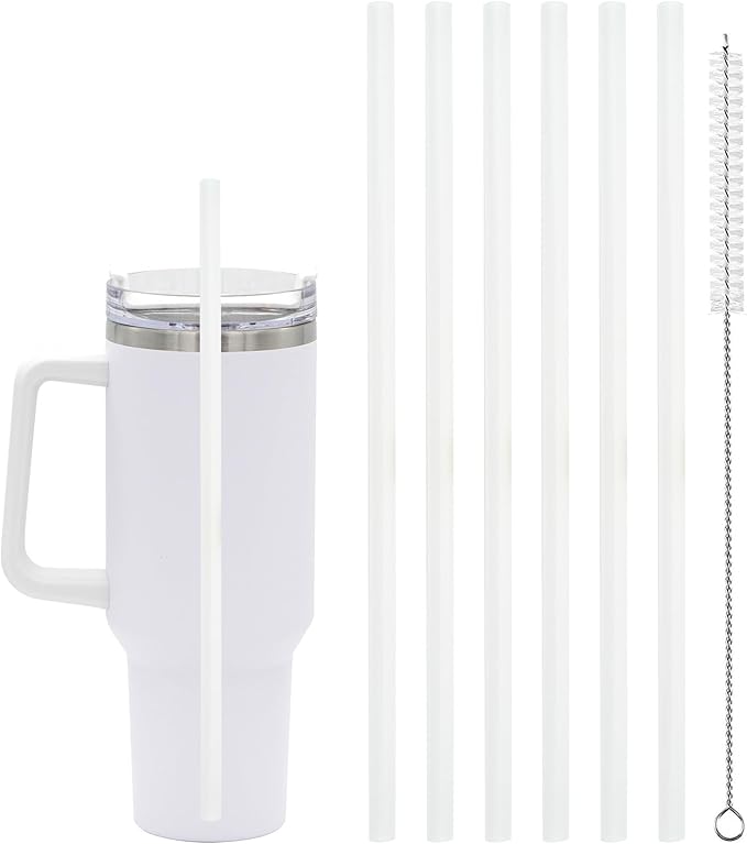 6 Pcs Replacement Straw for Stanley Adventure Quencher 40 oz 30 oz Cup Tumbler by CXLL