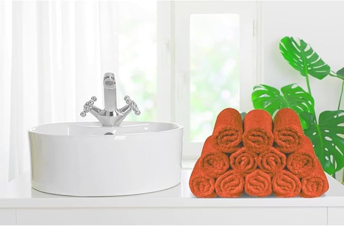 Softolle 100% Cotton Washcloths 24 Pack Soft, Highly Absorbent Washcloth - Image 3