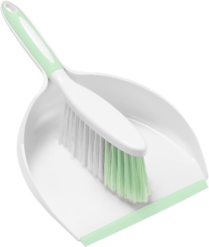 NACENA Dust Pan and Brush Set, Large Hand Broom and Dustpan Set Large Brush and by NACENA