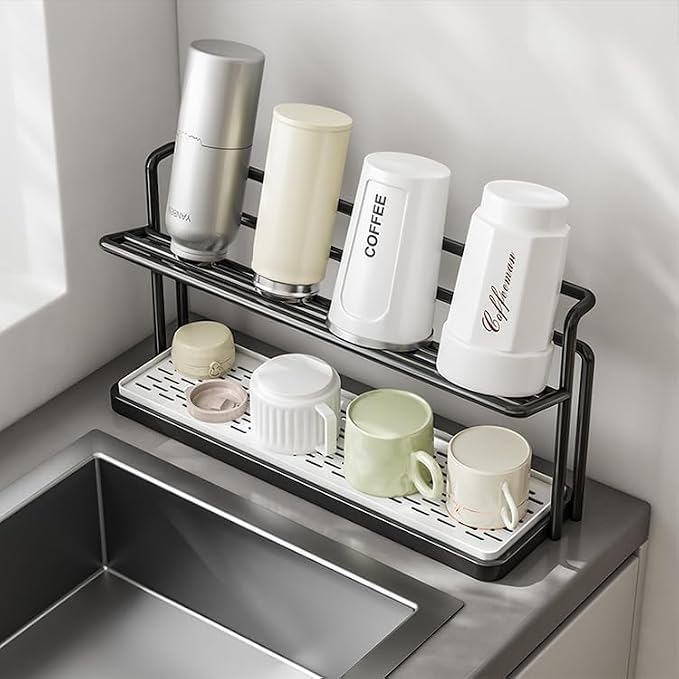 2-Tier Space-Saving Drain Rack - Image 2