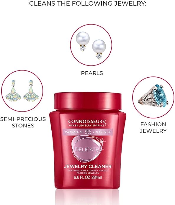 CONNOISSEURS Premium Edition Jewelry Cleaner, Value Size 9.6oz - Image 7