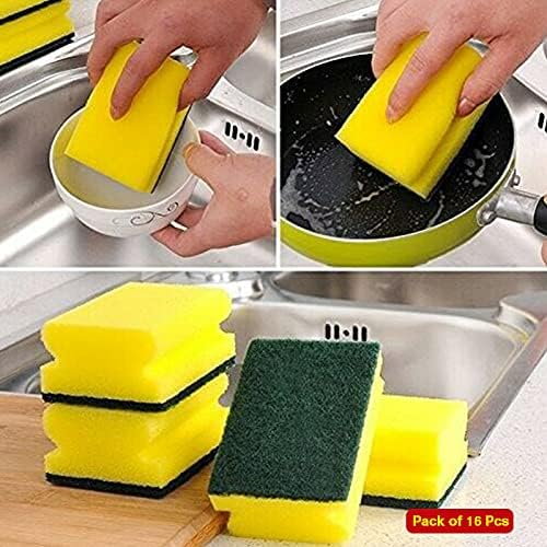 Absorbent Kitchen Dishes Washing Up Sponges - Image 2