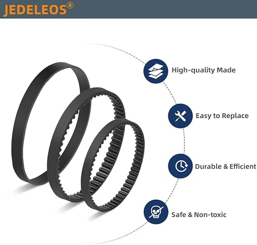 Replacement Belt Set for Bissell ProHeat 2X Revolution Pet Pro Carpet Cleaner - Image 2