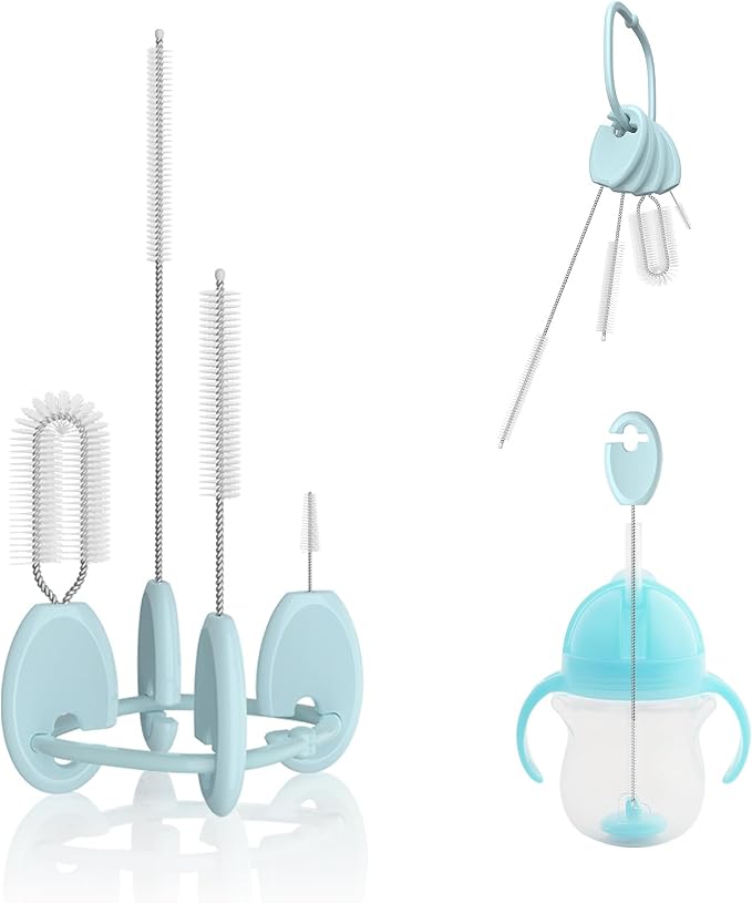 Baby Straw Brush Set, 4 Piece Cleaner Kit by VOGOGE
