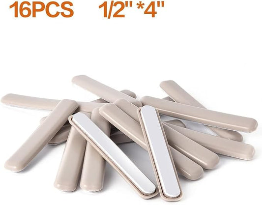 Ezprotekt 16 Pack Self-Stick Furniture Movers Sliders Strip - Image 2