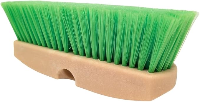 Teravan Green Flow Through Brush Head, 10-Inch Extra Soft Bristle Brush - Image 2