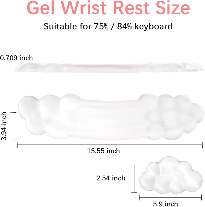 MOSISO Gel Keyboard Wrist Rest&Wrist Support - Image 7