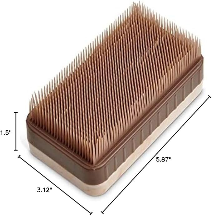 HIC Kitchen Potato Brush and Vegetable Scrubber, Dual-Textured Bristles - Image 5