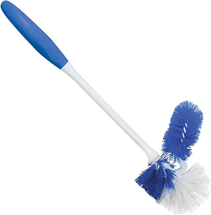 LOLA Classic Toilet Brush w/Under-The-Rim Scrubber, deep Cleans The Entire by LolaProducts