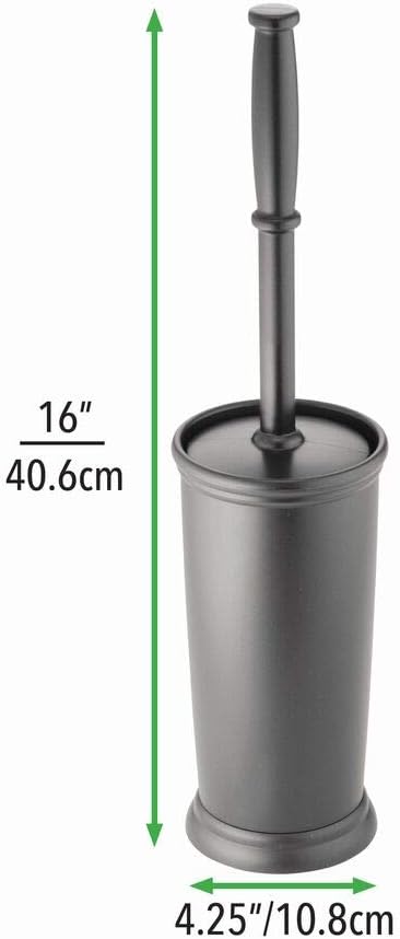 mDesign Toilet Bowl Brush and Holder - Image 6
