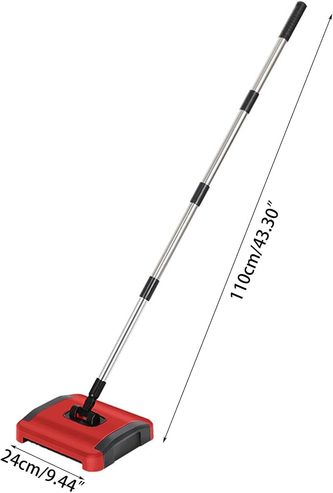 Household Sweeping Machine Carpet Sweeper Broom Manual Floor Sweeper Broom - Image 5