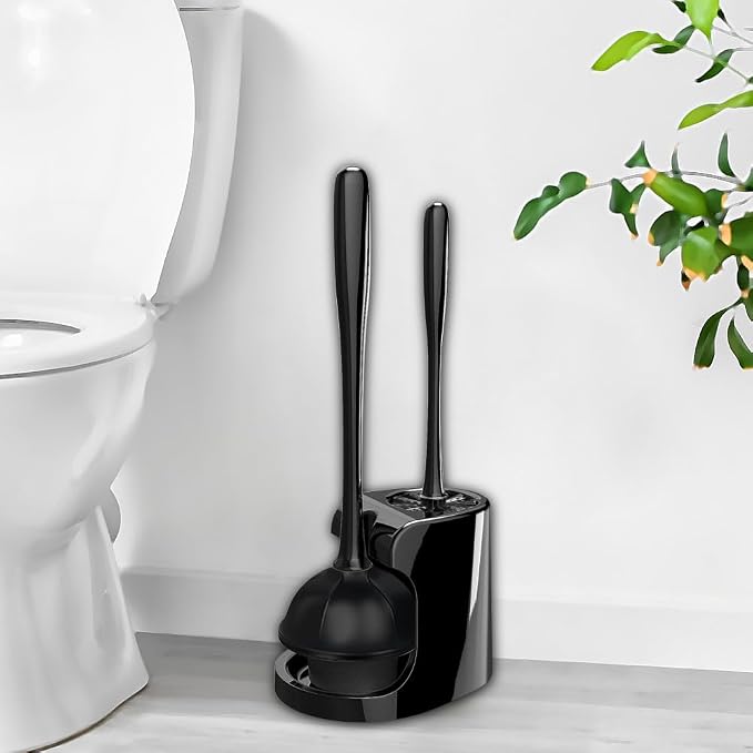 2 in 1 Toilet Brush and Plunger Set - Image 2