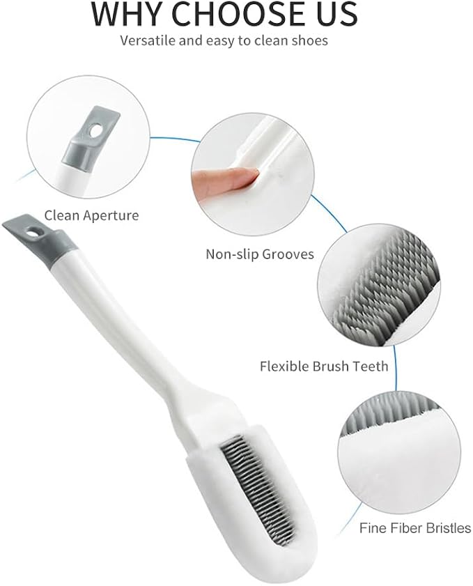 Professional Cleaning Shoe Brush, Soft Bristle Shoes Cleaning Scrubber - Image 3