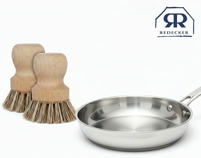 REDECKER Natural Fiber Bristle Pot Brush - Image 7