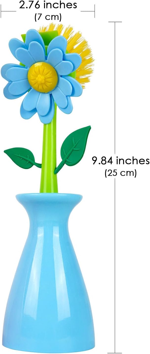Long Handle Vegetable and Fruit Brush, Florganic Dish Brush - Image 2