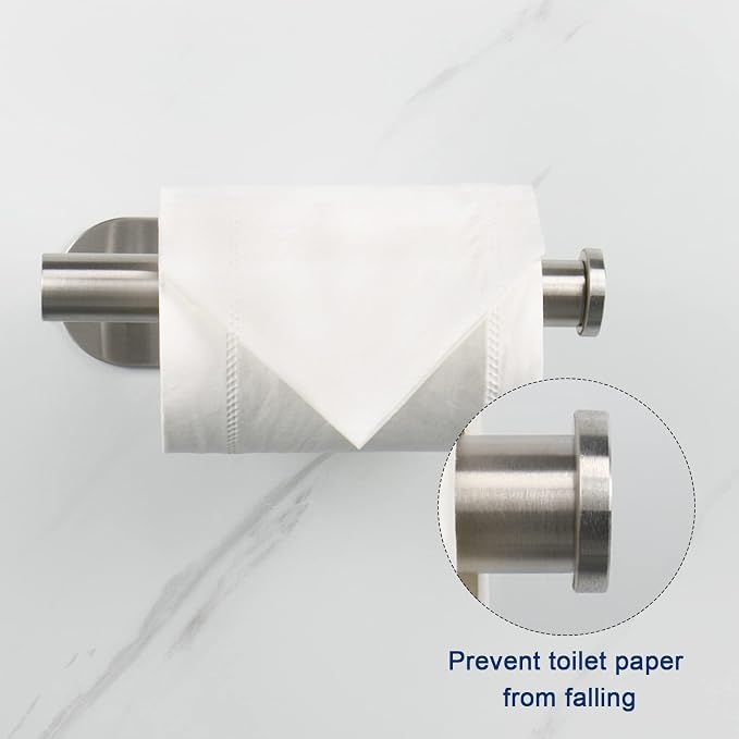 NearMoon Toilet Paper Holder Self Adhesive, Premium Thicken SUS304 Stainless - Image 3