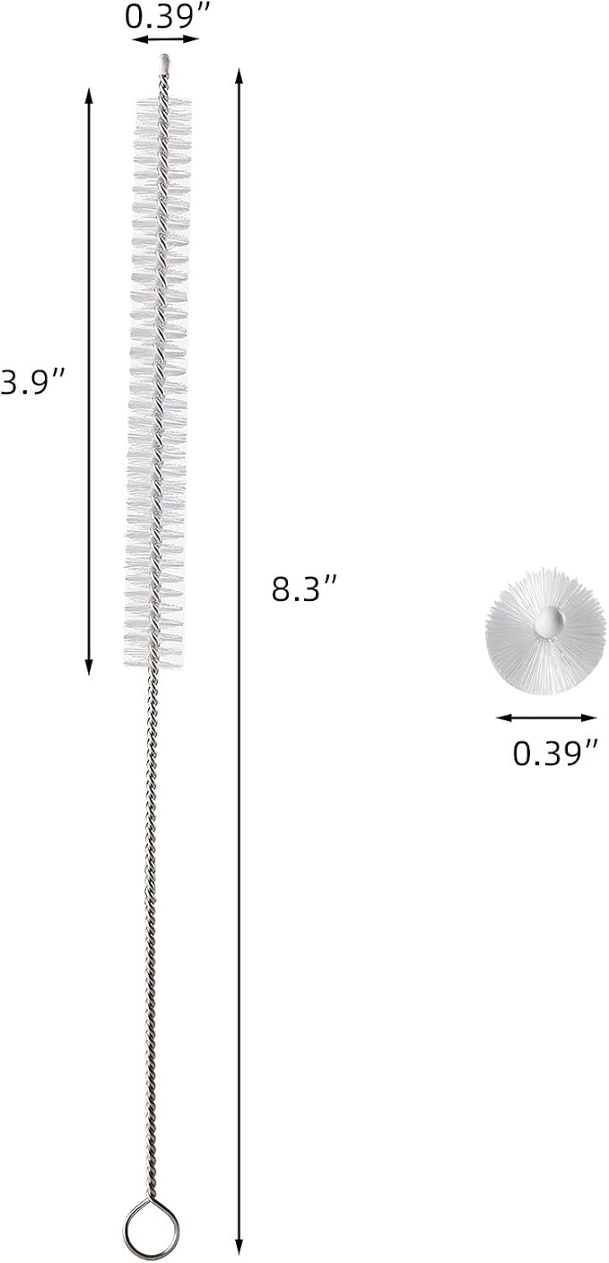 Straw Cleaner Brush Kit 10 pcs, 8 inche Extra Long Sizes of Straw Brushes - Image 2