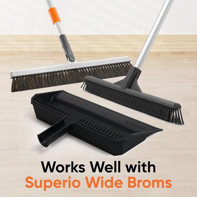Superio 2-Pack Wide Plastic Dustpan - Image 9