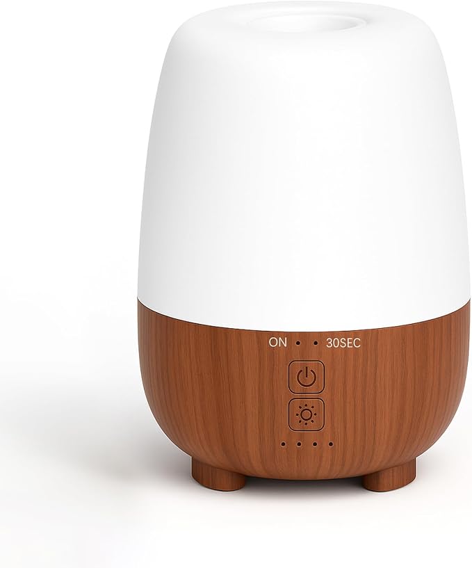 150ML Rechargeable Battery Operated Essential Oil Diffuser, Portable Cordless by SEEDSEEL