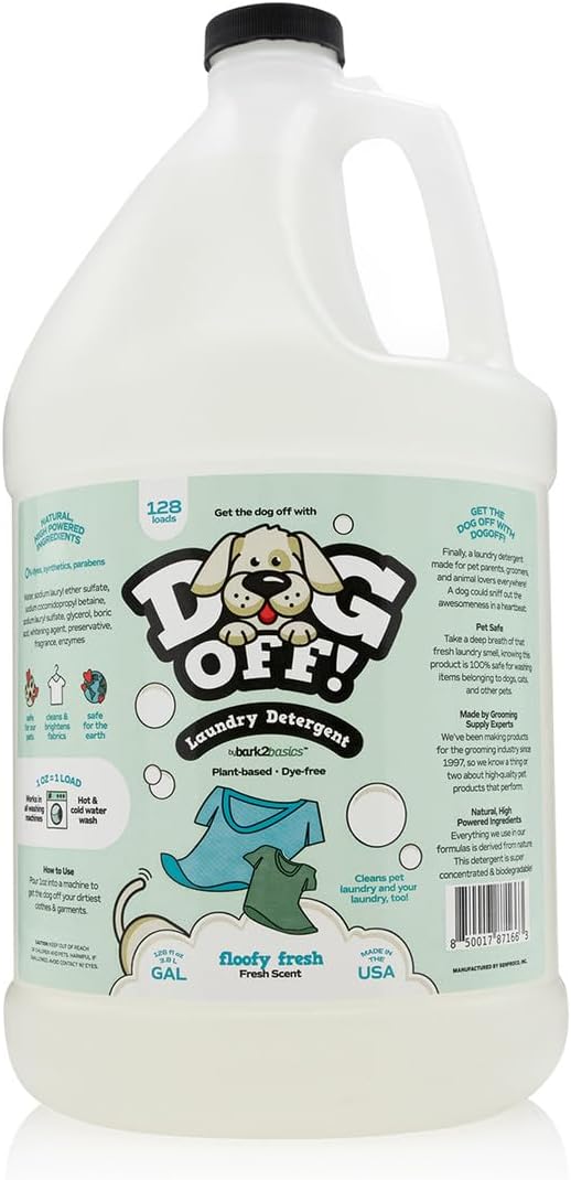 Bark2Basics Dog-Off Laundry Liquid Detergent, 1 Gallon by Bark2Basics%7CGroomersChoice